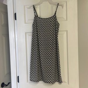 Little black and white dress/swim suit cover. Medium